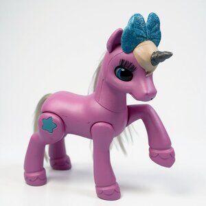 T8 Zuru Pets Alive My Magical Unicorn, Pink, Interactive, Lights Up, Sounds